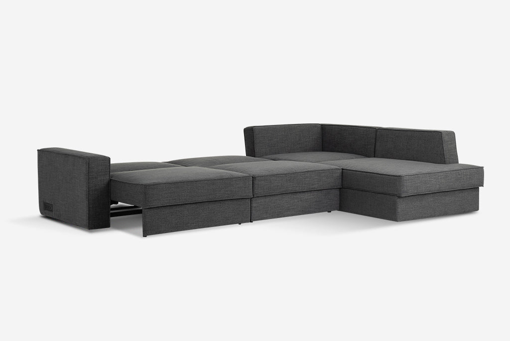 Switch Queen Sleeper Sectional with Storage Chaise
