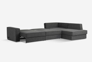 Switch Queen Sleeper Sectional with Storage Chaise