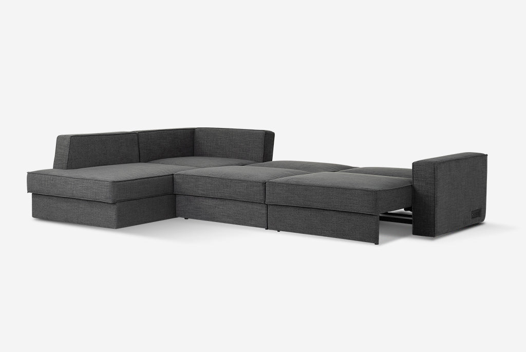 Switch Queen Sleeper Sectional with Storage Chaise