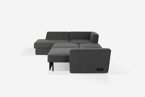 Switch Queen Sleeper Sectional with Storage Chaise
