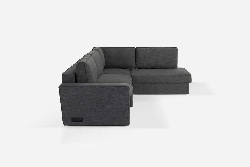 Switch Queen Sleeper Sectional with Storage Chaise