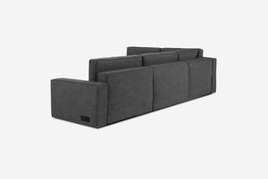 Switch Queen Sleeper Sectional with Storage Chaise