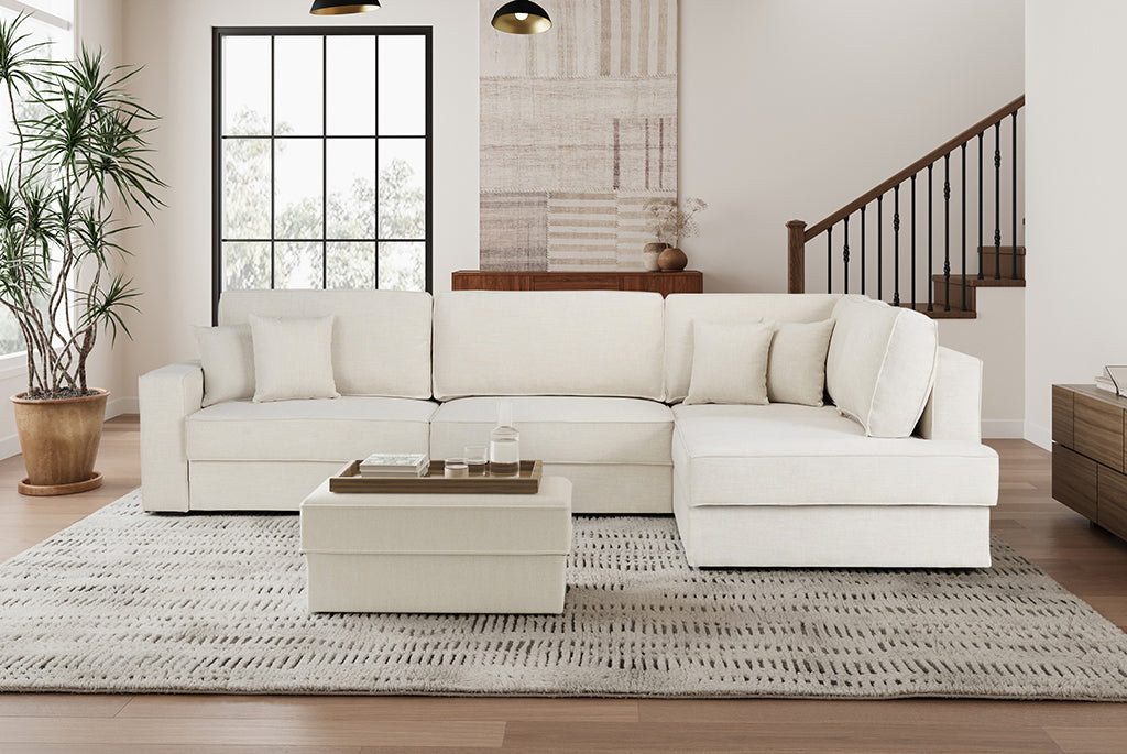 Switch Queen Sleeper Sectional with Storage Chaise