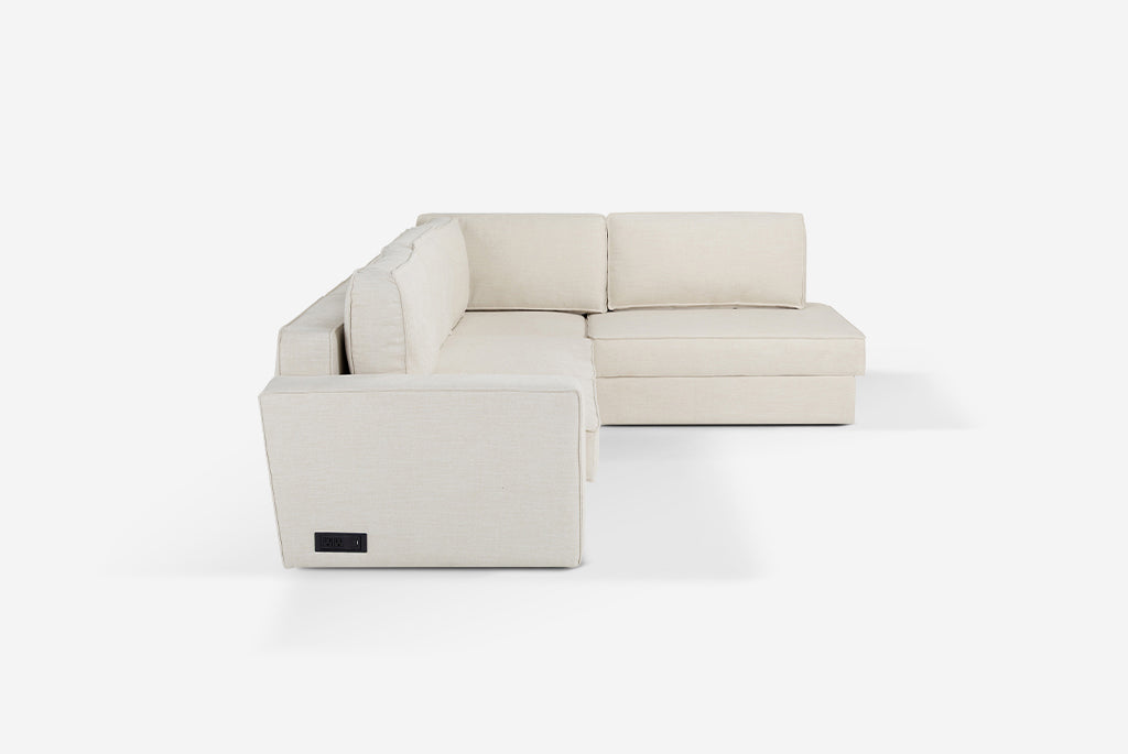Switch Queen Sleeper Sectional with Storage Chaise