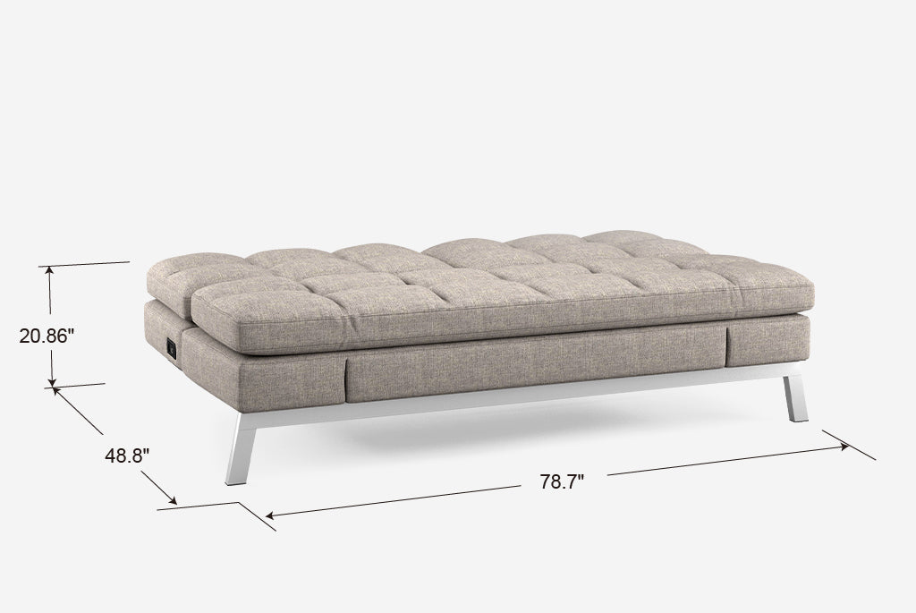 Toggle Full-Sized Convertible Couch with 16-Position Configurations