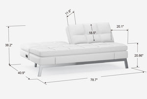Toggle Full-Sized Convertible Couch with 16-Position Configurations