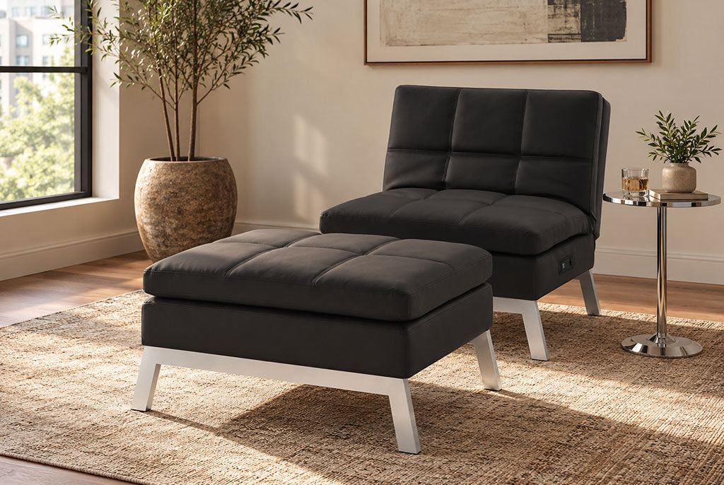 Toggle Chair + Ottoman Set – Java